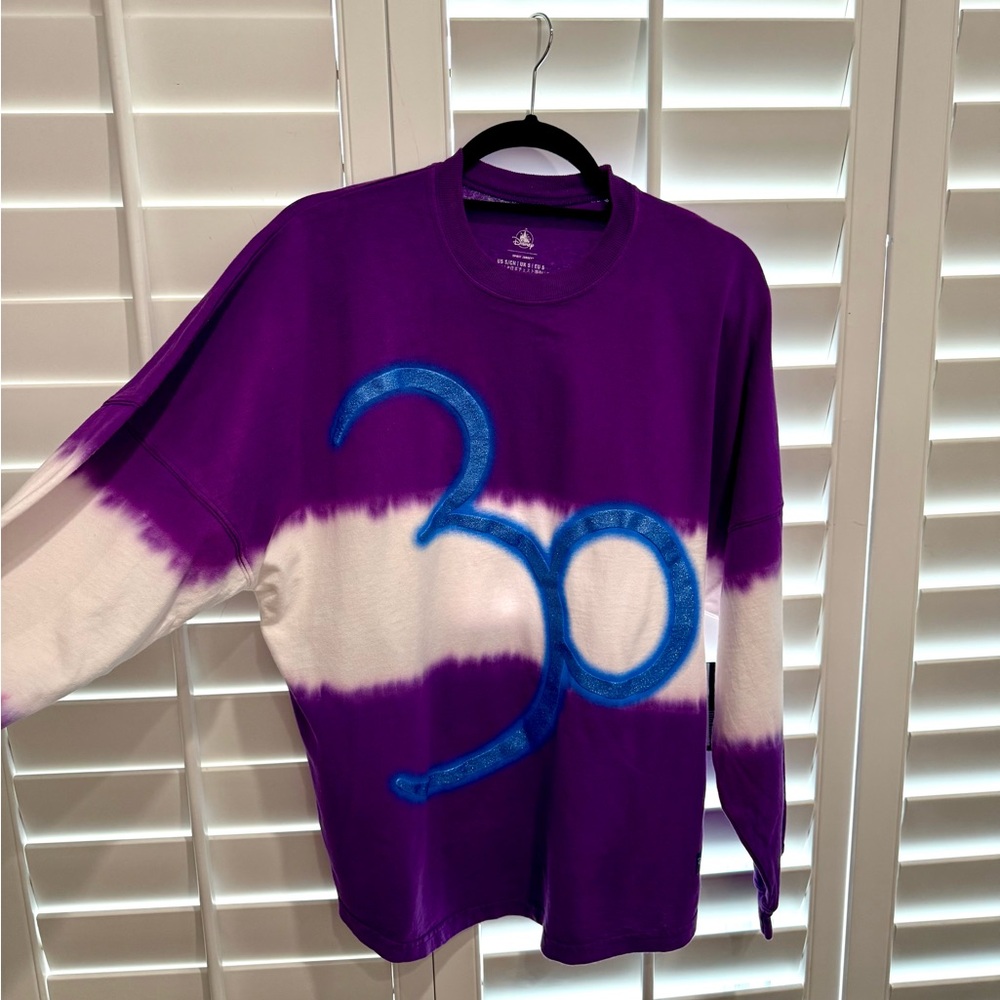Disneyland Paris 30 yr Purple Spirit Jersey. Adult size S (runs big) New
